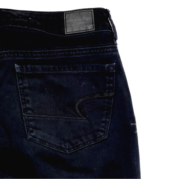 Aztec Embroidered Black Jeans - Picture 6 of 7